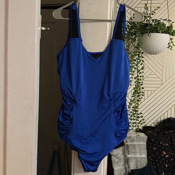 Royal Blue One Piece swimsuit - Picture 1 of 2